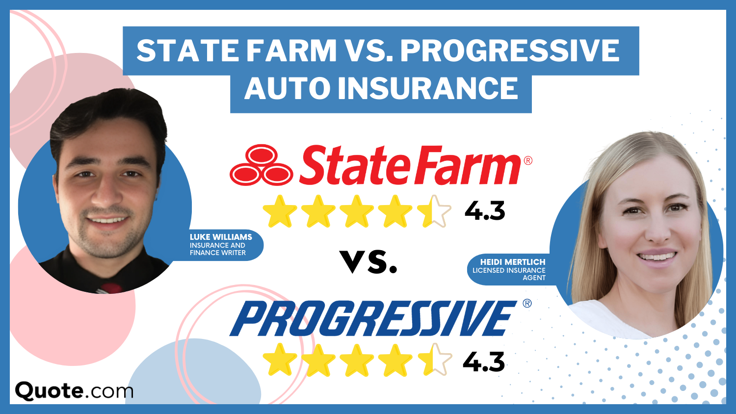 State Farm vs. Progressive Auto Insurance