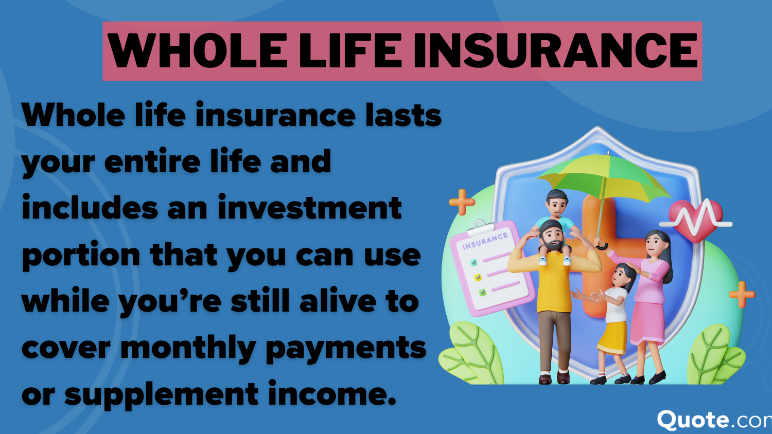 Whole Life Insurance Definition Card: Pacific Life Insurance Review