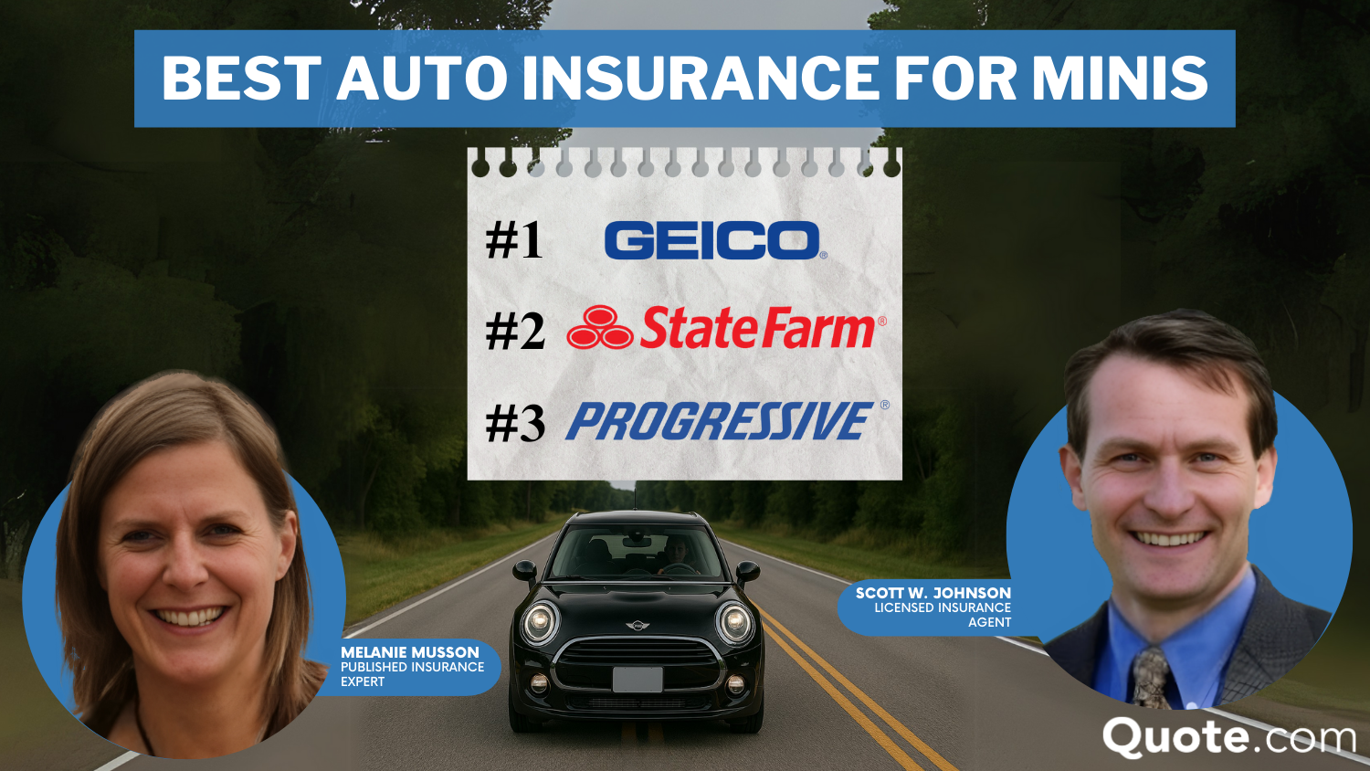 Geico, State Farm and Progressive: Best Auto Insurance for MINIs