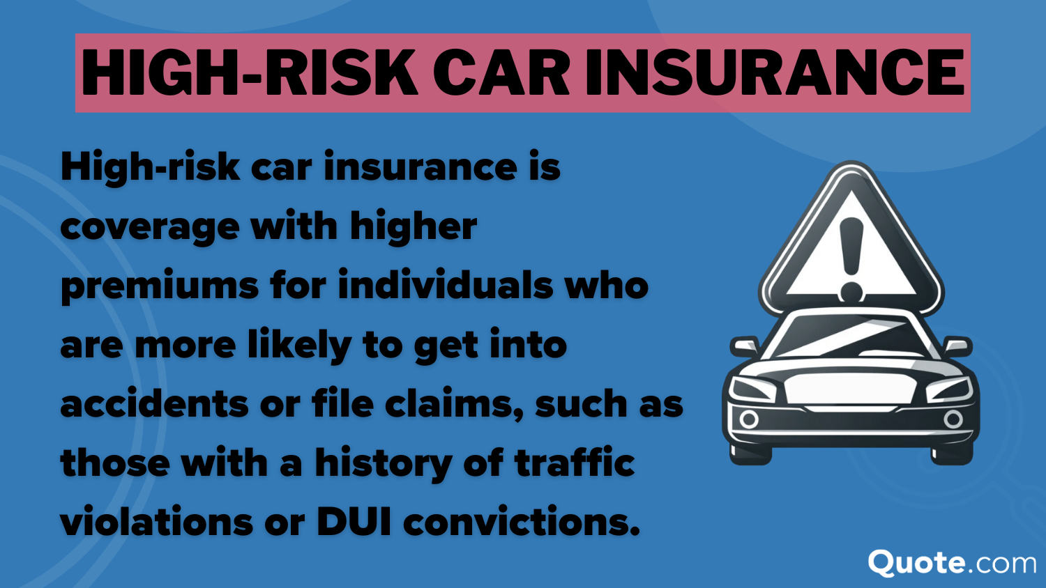 High-Risk Car Insurance Definition Card: how to cancel an auto insurance policy
