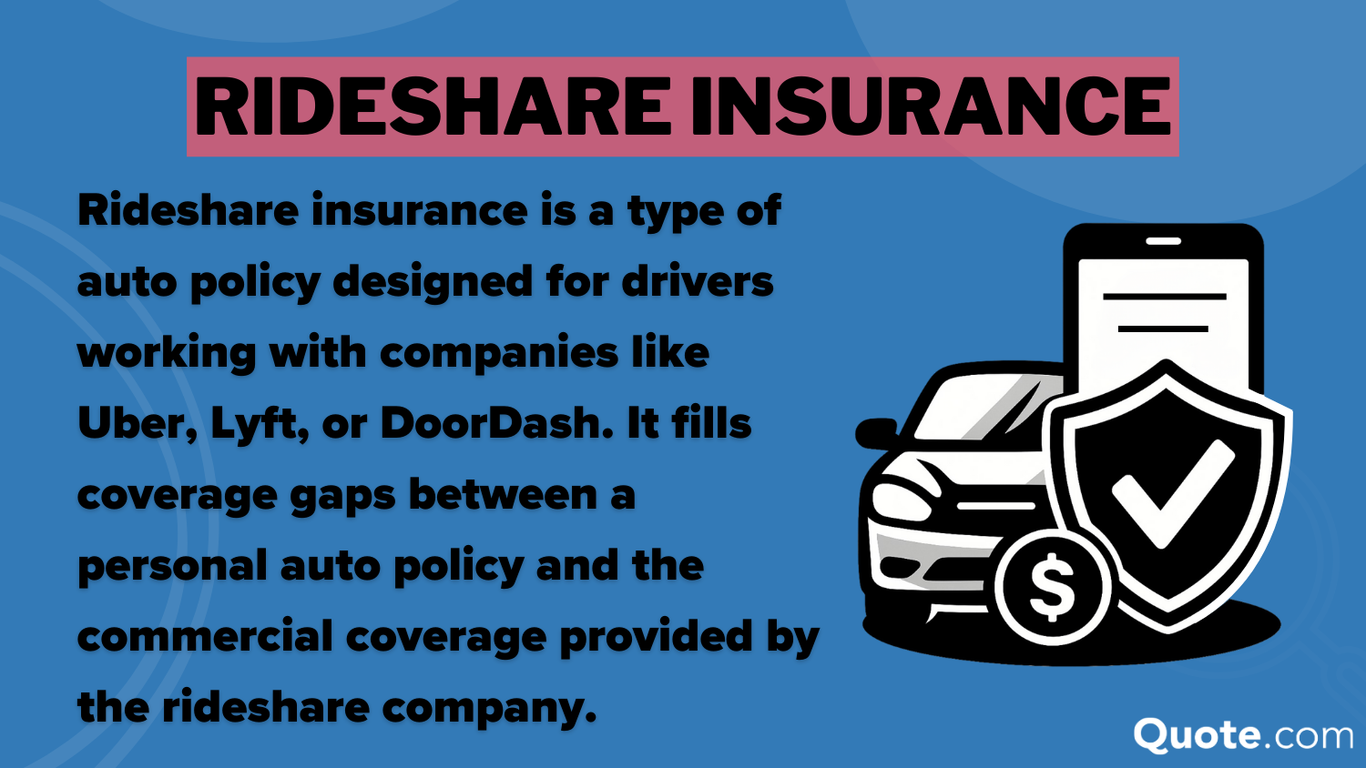 Rideshare Insurance Definition Card: Best Auto Insurance for DoorDash Drivers Rideshare Insurance Definition Card: Best Auto Insurance for DoorDash Drivers