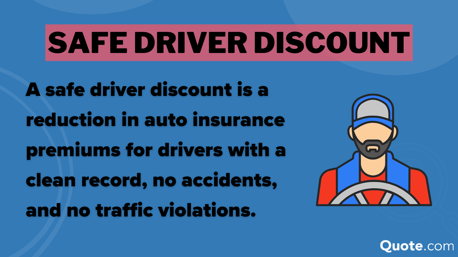 Safe Driver Definition Card: best auto insurance companies in New York 
