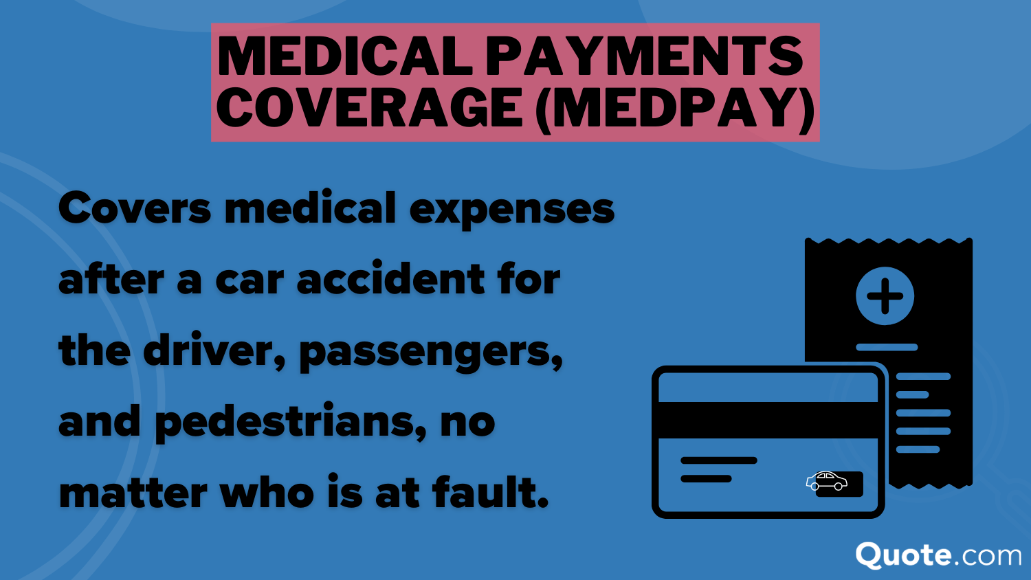 Medical Payments Coverage (Medpay) Definition Card: Best Auto Insurance Companies in Indiana