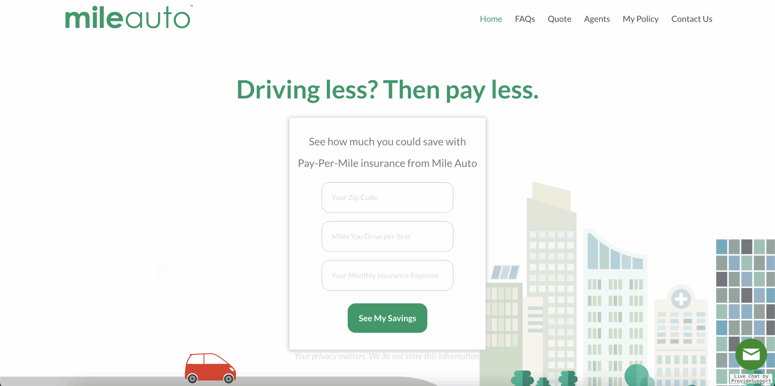 Mile Auto Insurance Review: Mile Auto Homepage Mile Auto Insurance Review: Mile Auto Homepage