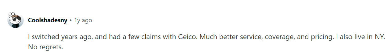 Reddit Review: Geico Insurance Review