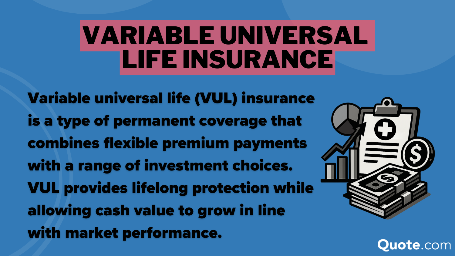 Variable Universal Life Insurance Def Card: Types of Life Insurance